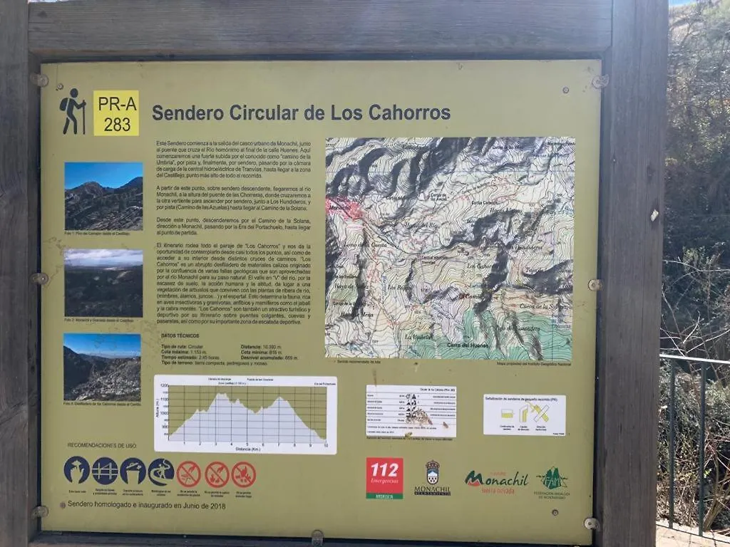 Apartamento Penas Blancas, Junto A Ruta De Los Cahorros, Monachil. España